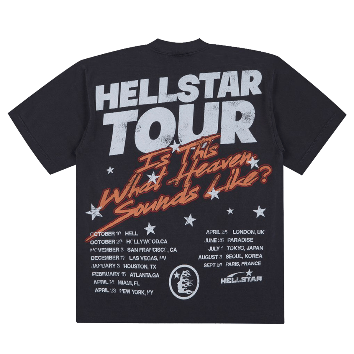 Hellstar Biker Tour Tee Vintage Black